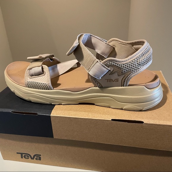 TEVA, Zymic Tan Sandals, Mens 12 - Picture 14 of 17